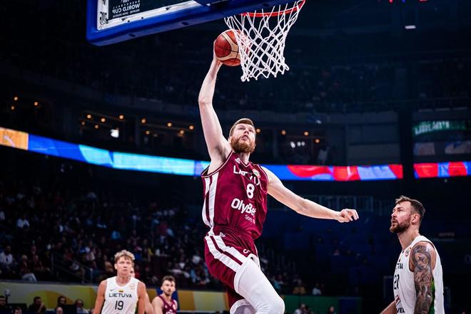 拉脱维亚队逆袭成功，晋级下一阶段